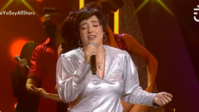 Un pasito de tango: Cecilia deleitó al jurado con una romántica interpretación