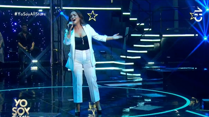 Con mucho dramatismo: Myriam Hernández se lució con su presentación en Yo Soy All Stars