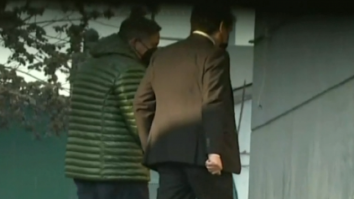 Ex alcalde de San Ramón llegó al Centro de Justicia: Será trasladado a la cárcel para cumplir prisión preventiva