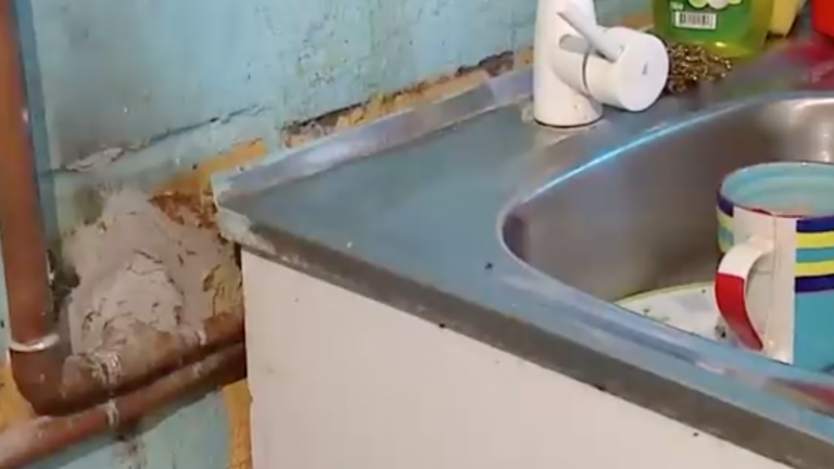 Reparaban su baño: Problemas en mejoras de vivienda por subsidio provocó inundaciones en su casa