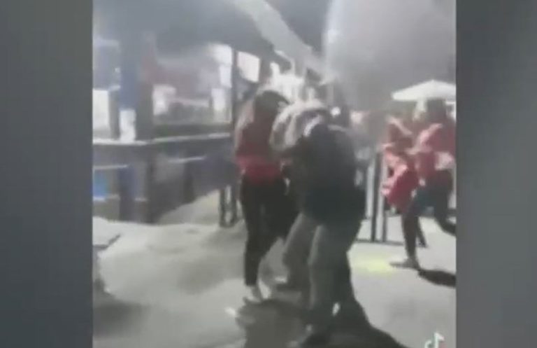 Botellazos y tirones de pelo: Jóvenes se pusieron a pelear en Fantasilandia por no respetar la fila