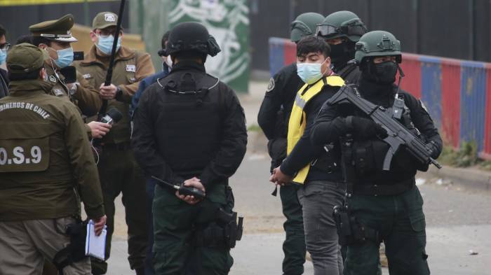 Comenzó reconstitución de escena: Imputado declara por muerte de subinspectora PDI