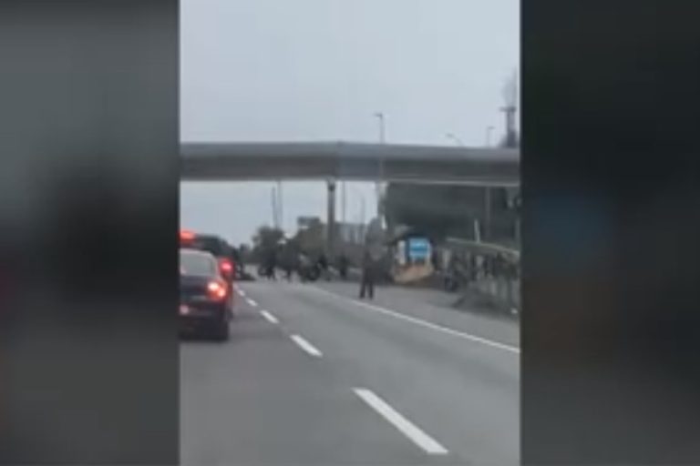 VIDEO: El angustiante registro de familia que quedó atrapada en medio de barricadas en La Araucanía