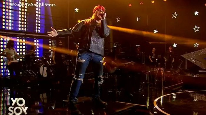 Duelo de eliminación: Axl Rose y Slash se presentaron con 