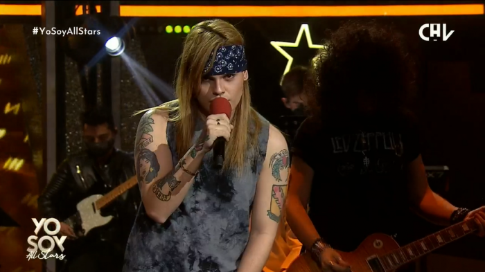 ¿Un poco más de vértigo? Axl Rose y Slash se la jugaron con todo en el escenario de Yo Soy All Stars