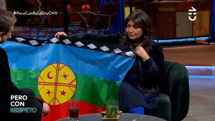 Elisa Loncon habló sobre su participación en la creación de la actual bandera mapuche