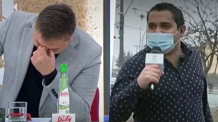 El ataque de risa de Julio César Rodríguez por show de baile de Tomás Cancino