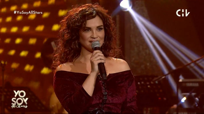 Myriam Hernández encantó al jurado con su interpretación del tema 