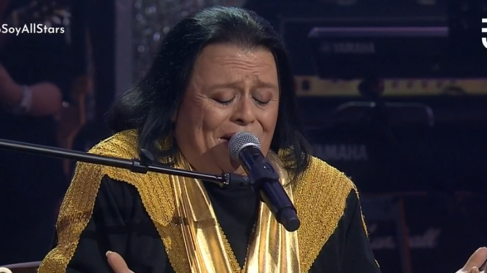 Mercedes Sosa sorprendió al jurado con una emotiva interpretación de 