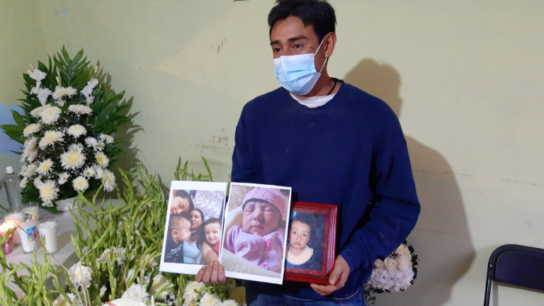 Hombre perdió a su esposa y 5 hijos tras paso del Huracán Grace en México