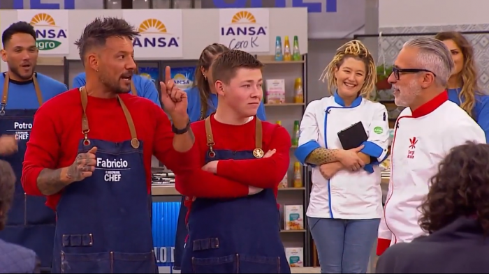 Una inspiración artística: Sergi Arola echó al agua a Fabricio Vasconcelos ante los comensales