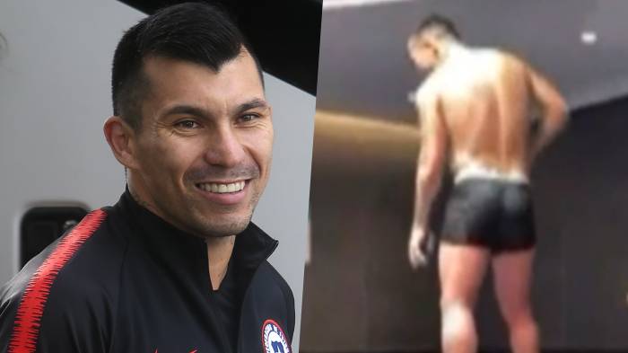 Pasos prohibidos: Gary Medel lo dio todo bailando en la concentración de La Roja