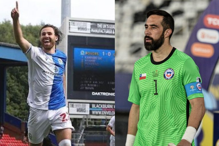 Claudio Bravo felicitó a Ben Brereton por su primer hat-trick: 