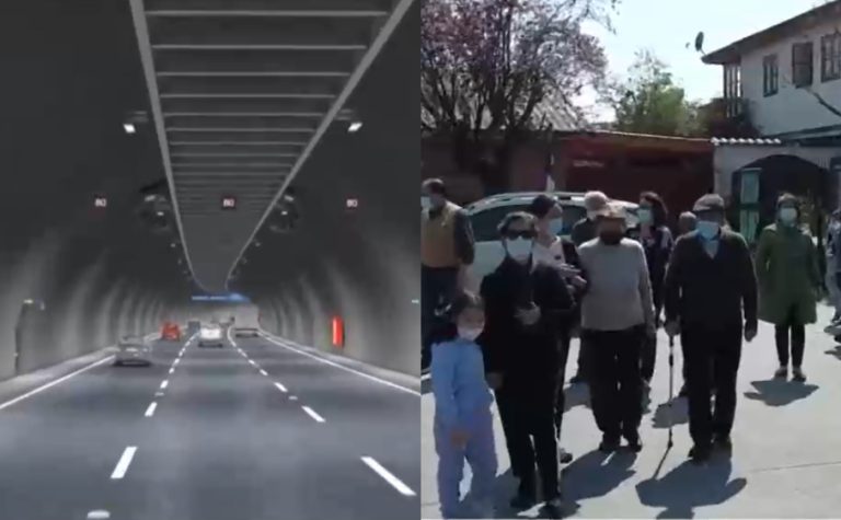 Vecinos de Villa Frei en pie de guerra por construcción de autopista: Denuncian posibles daños para su salud