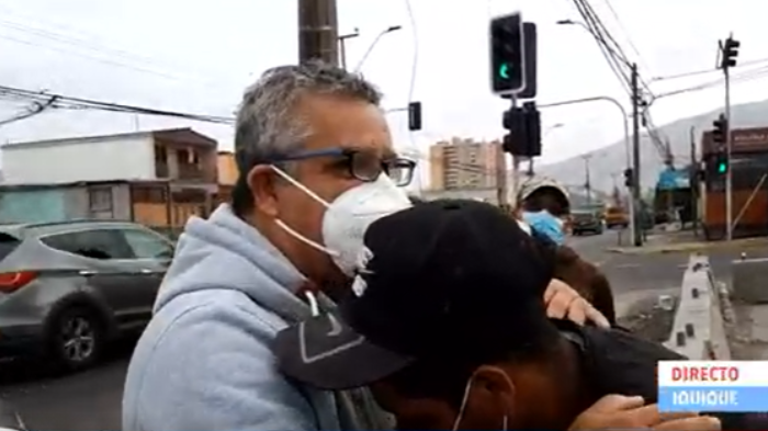 “Se me caen las lágrimas”: Hombre solidarizó con migrante durante despacho en vivo de Contigo en la Mañana