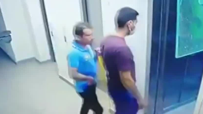 ¡Imágenes fuertes! Hombre apuñaló a su vecino al interior de ascensor en condominio de Independencia