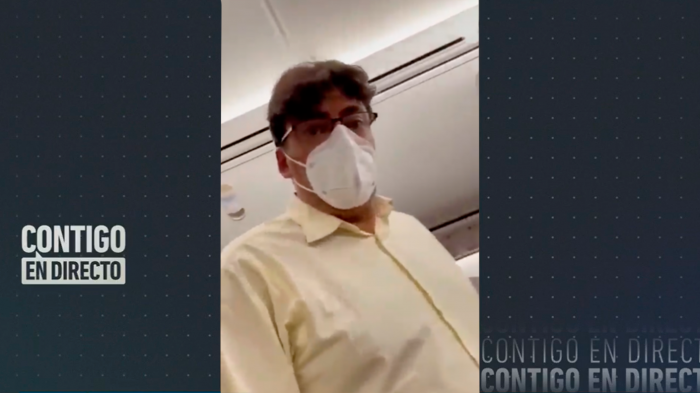 Daniel Jadue fue increpado en duros términos por un pasajero durante un viaje en avión