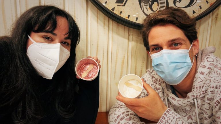 ¡Comiendo helado! La particular cita de Gonzalo Winter con Valeria Luna Cárcamo