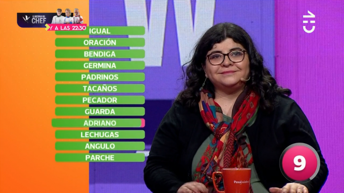 ¡Excelente desempeño! Carolina Mejía se lució en el juego Palabras Desordenadas