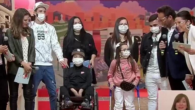 ¡Lo dieron todo! Niños embajadores sorprendieron con pegajoso rap en lanzamiento de la Teletón