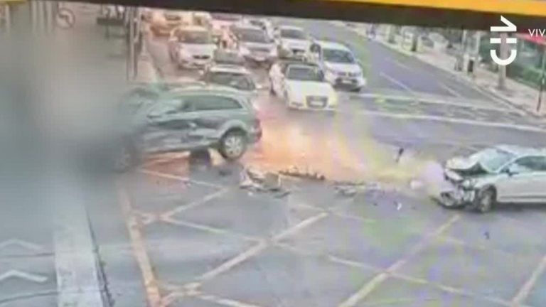 Impactantes imágenes del trágico accidente de tránsito que dejó un fallecido en Providencia