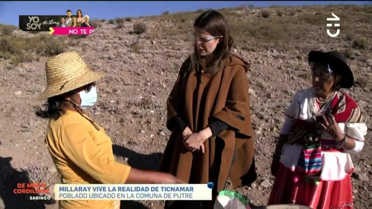 De mar a cordillera: Millaray Viera visitó Caleta Camarones