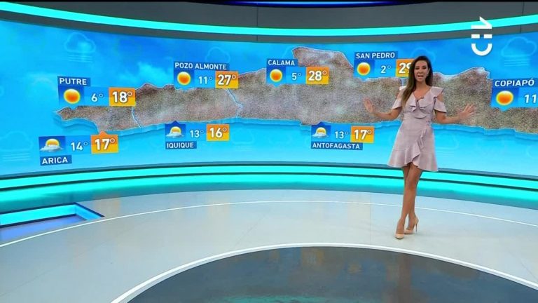 Vanessa Noé y el informe del tiempo para este lunes 27 de septiembre