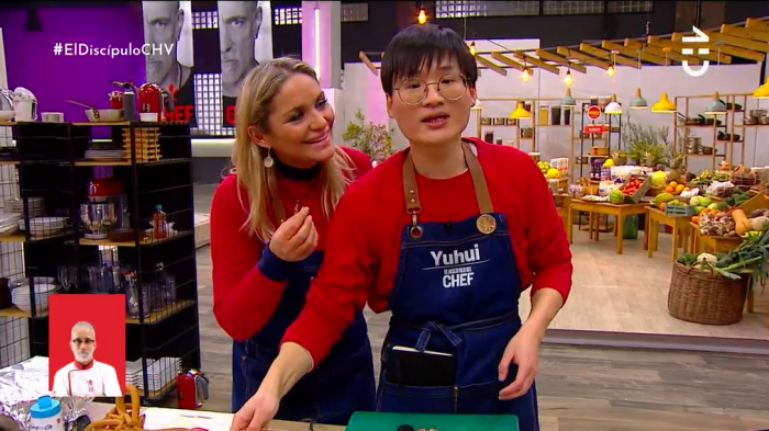 Yuhui Lee hizo reír a Kenita Larraín con su particular chiste