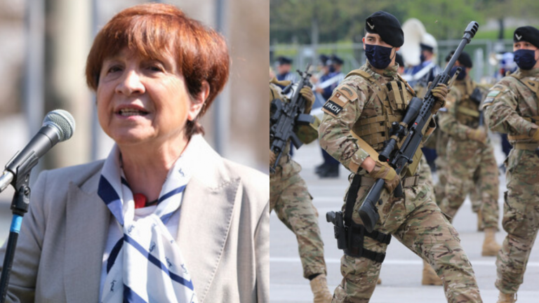 Carmen Hertz y Parada Militar: 