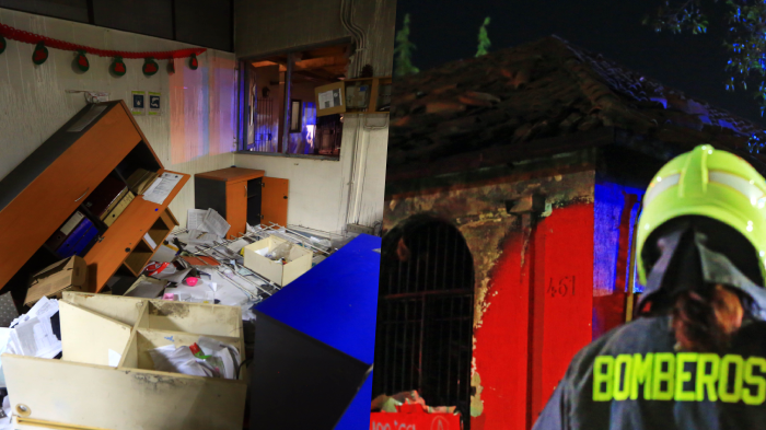 ¡Se llevaron todo! Queman y saquean registro civil de Puente Alto