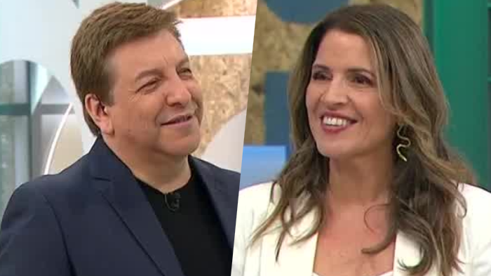 “¿Y te lo vas comiendo?” La divertida broma de Julio César Rodríguez a Monserrat Álvarez