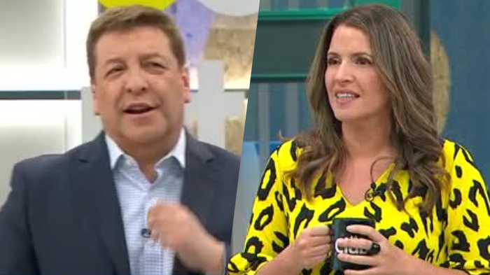 La broma de Julio César Rodríguez a Monse Álvarez: “Si tú nos dices que quieres ir al baño, hacemos tanda”