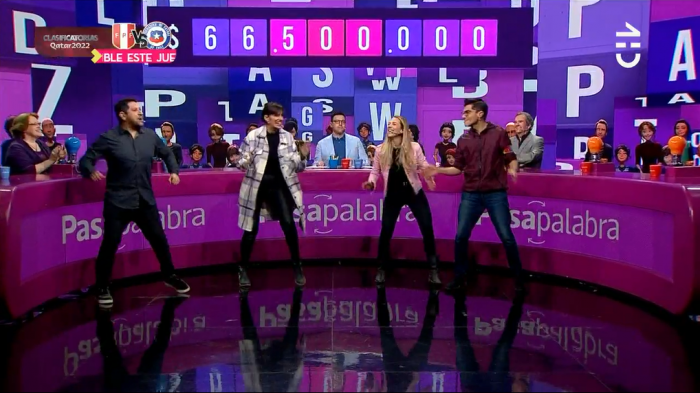 ¡A gozar con el ritmo del Axe! Los participantes de Pasapalabra hicieron una fiesta en el estudio