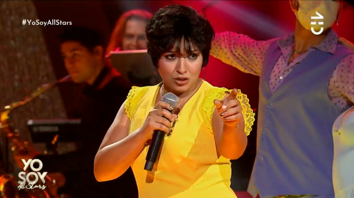 Un día de sol: Cecilia la incomparable deslumbró al jurado con su coqueta presentación