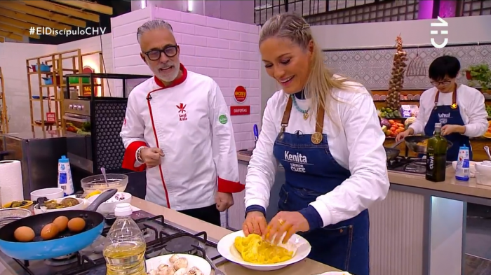 ¡Toda una vikinga! Sergi Arola hizo reír a Kenita Larraín con su divertida comparación con la serie