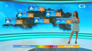 Vanessa Noé y el informe del tiempo para este domingo 31 de octubre