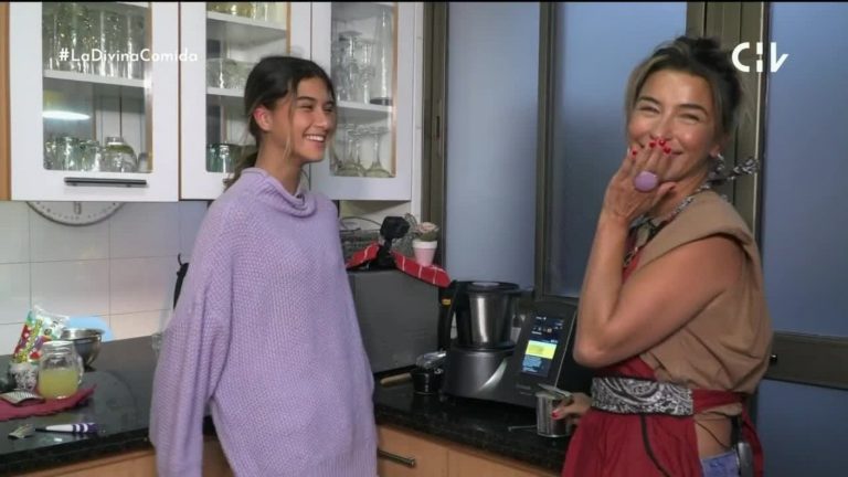 ¡Su invitada estrella! Pancha Merino preparó el postre con su hija Amanda