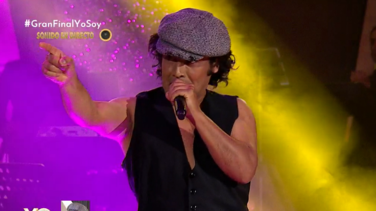 Un torbellino de energía: Brian Johnson dejó en llamas el escenario en la Gran Final de Yo Soy All Stars