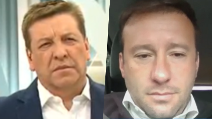 Tomás Fuentes confesó que tomó resguardos antes de ser entrevistado por Julio César Rodríguez