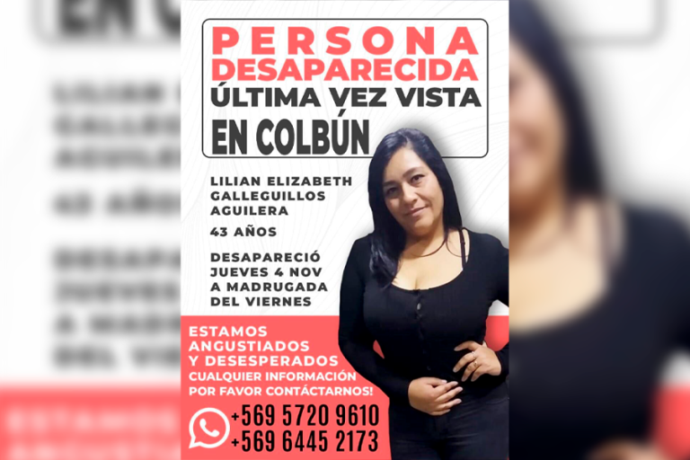 Habla hermana de mujer extraviada desde el 4 de noviembre en Colbún: 