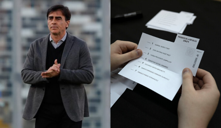 Usuario marcó a Gustavo Quinteros en su voto y subió la foto en redes sociales