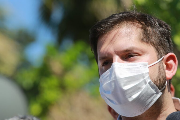 Boric y protestas contra JAK en Lo Espejo: 