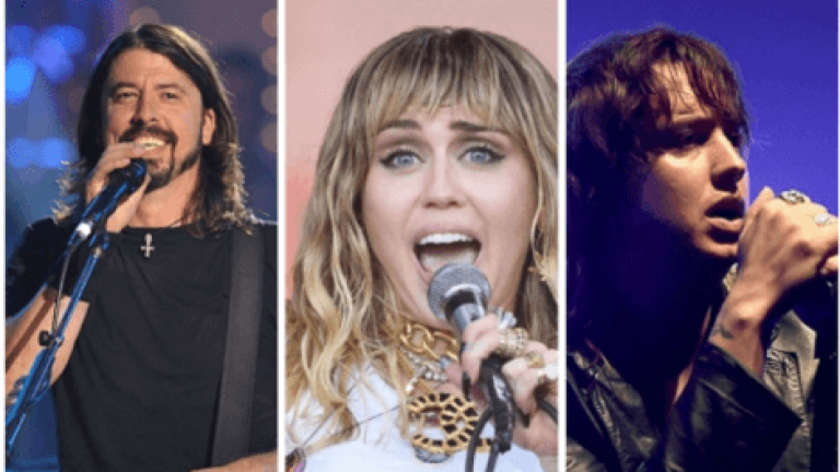 ¿Los irías a ver? Confirman a Miley Cyrus, The Strokes y Foo Fighters para Lollapalooza Chile
