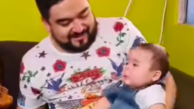 ¡Se volvió viral! Así fue la divertida reacción de un bebé al escuchar a Marcianeke