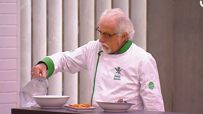 Ennio Carota sorprendió a Gala Caldirola con un extraño invento durante su evaluación