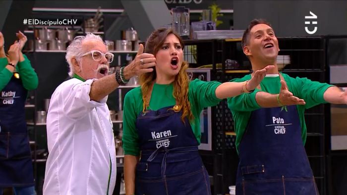 ¡Todo un musical! Karen Bejarano y Pato Sotomayor sorprendieron a Sergi Arola con su particular presentación