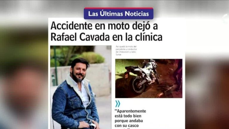 ¡Recupérate pronto! El Matinal de CHV le envió muchos cariños a Rafa Cavada tras su accidente en moto