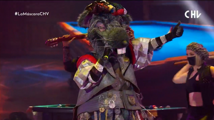 ¡A todo ritmo! Rata llenó de energía el escenario de ¿Quién es la Máscara? al ritmo de Los Auténticos Decadentes