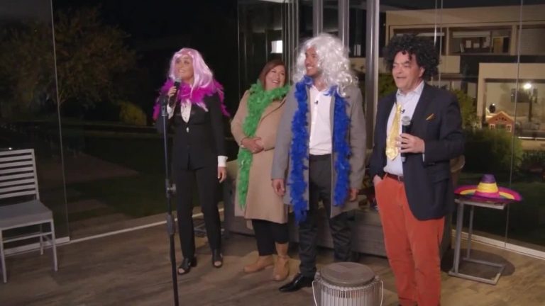 ¡Se armó! Kenita Larraín sorprendió a sus invitados con karaoke