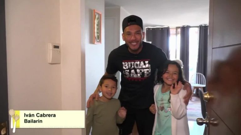 ¡Sus mini discípulos! Iván Cabrera presentó a sus hijos